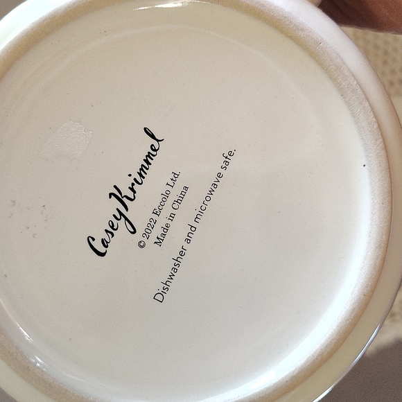 Artist Casey Krimmel Nature Floral Mug 20 Oz Sunflowers Leaves Mushrooms 2022 - Picture 7 of 7